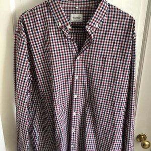 Frank and Oak Red and Black XXL Shirt